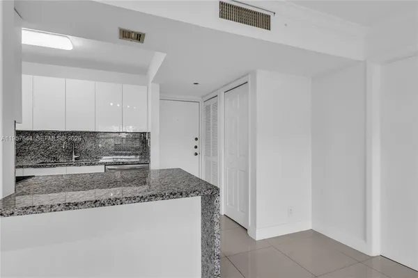 a view of kitchen island
