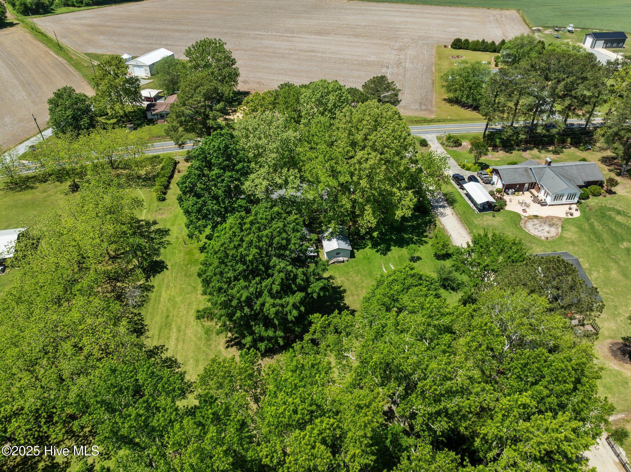 1032 Ball Road Washington, NC 27889 - Photo 47 of 50 AERIAL VIEW OF PROPERTY