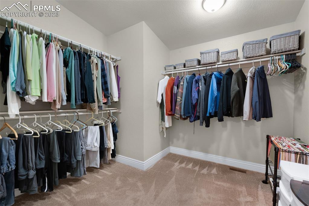 16635 High Tree Drive Elbert, CO 80106 - Photo 27 of 50 a view of walk in closet with clothes
