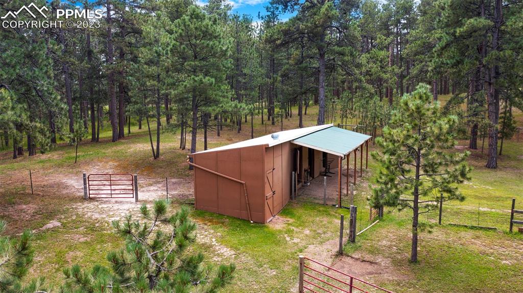 16635 High Tree Drive Elbert, CO 80106 - Photo 47 of 50 a view of a backyard