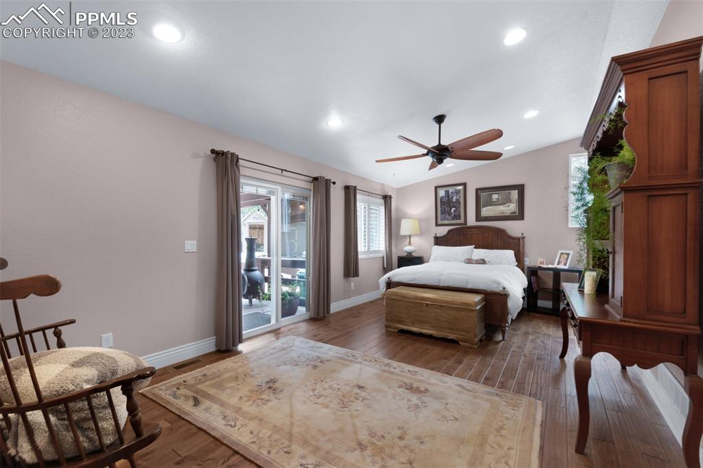 16635 High Tree Drive Elbert, CO 80106 - Photo 6 of 50 a bedroom with a bed window and couch