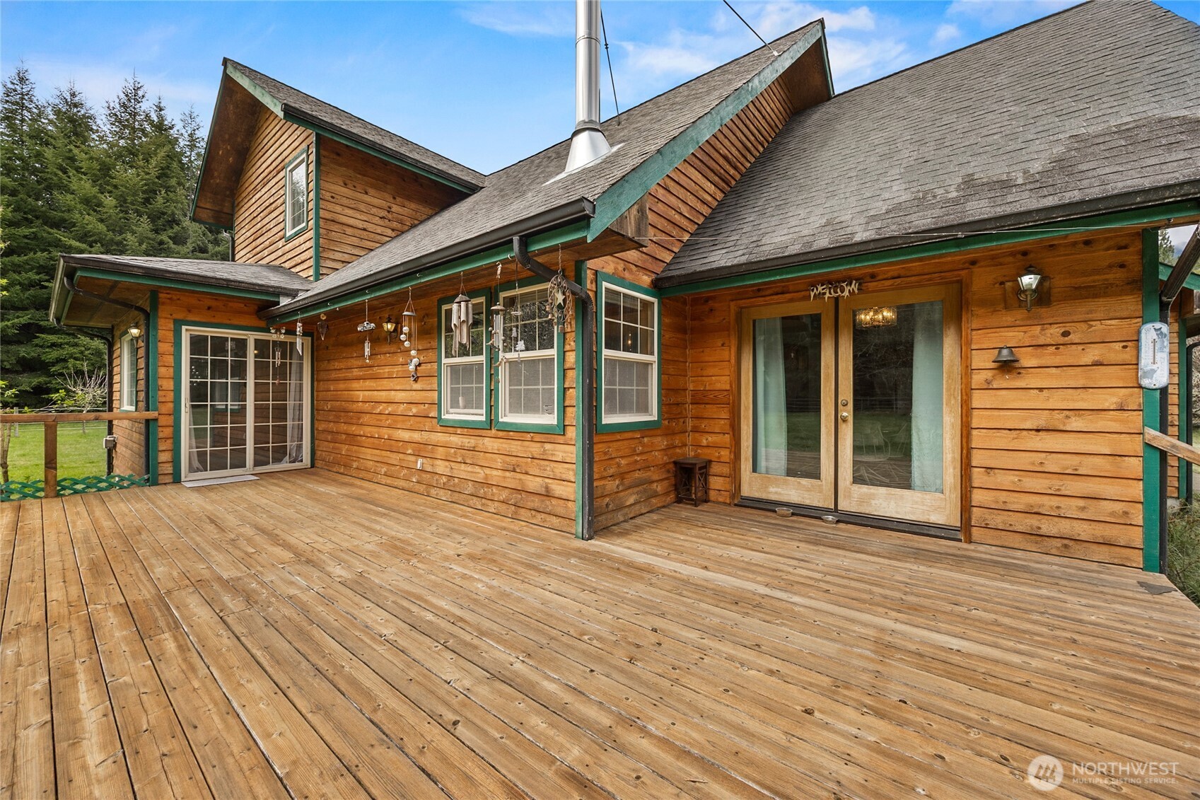 122 Ridge View Drive Randle, WA 98377 - Photo 16 of 40 a view of a house with wooden deck