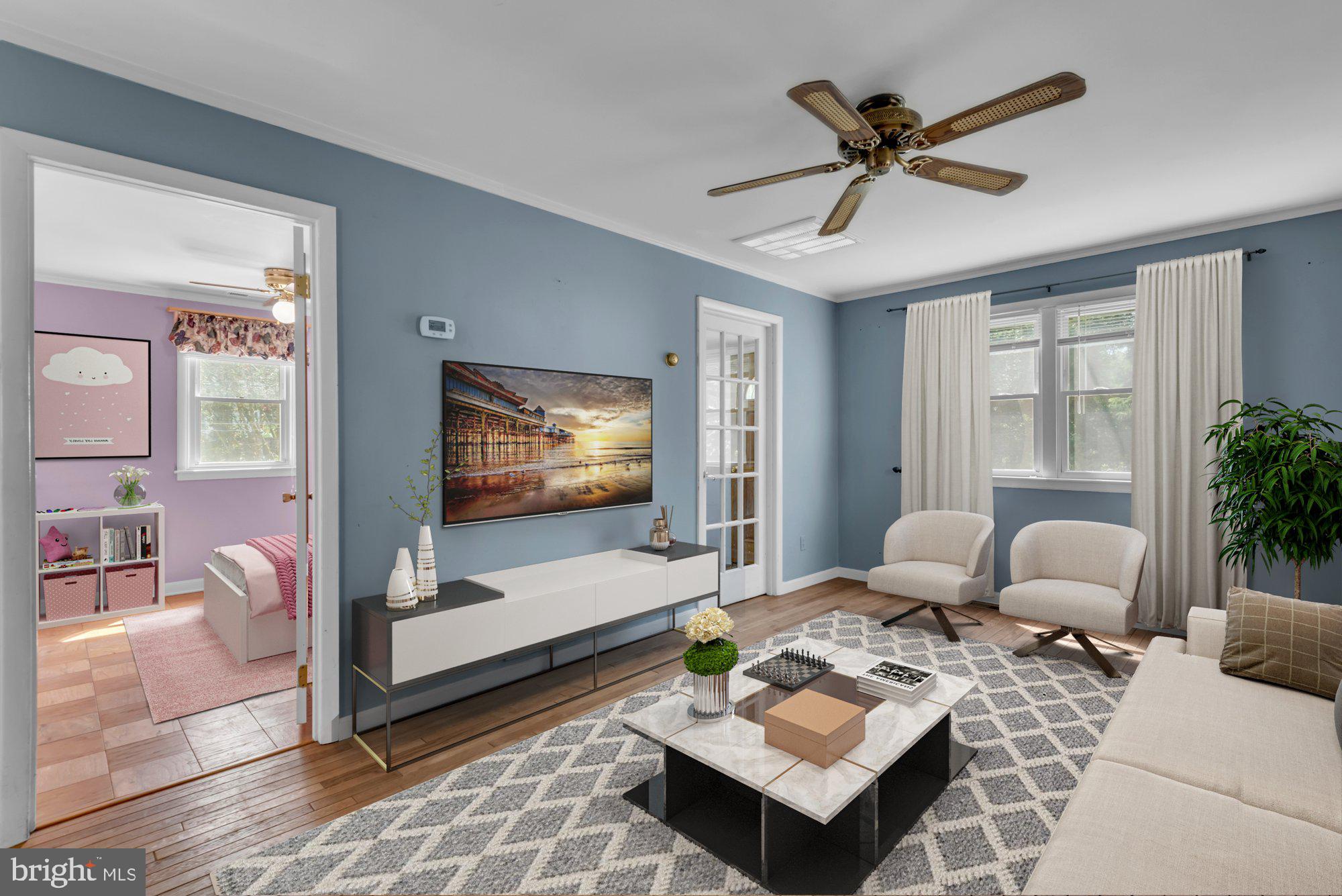 Property has been virtually staged
