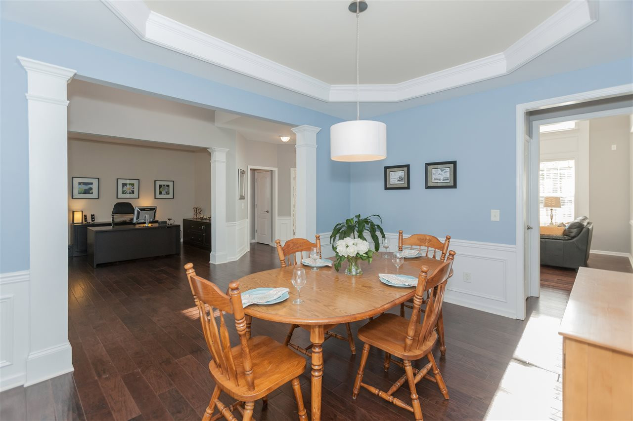 7613 Silver View Lane Raleigh, NC 27613 - Photo 9 of 25 Another view of the freshly-painted dining room. Dining Room