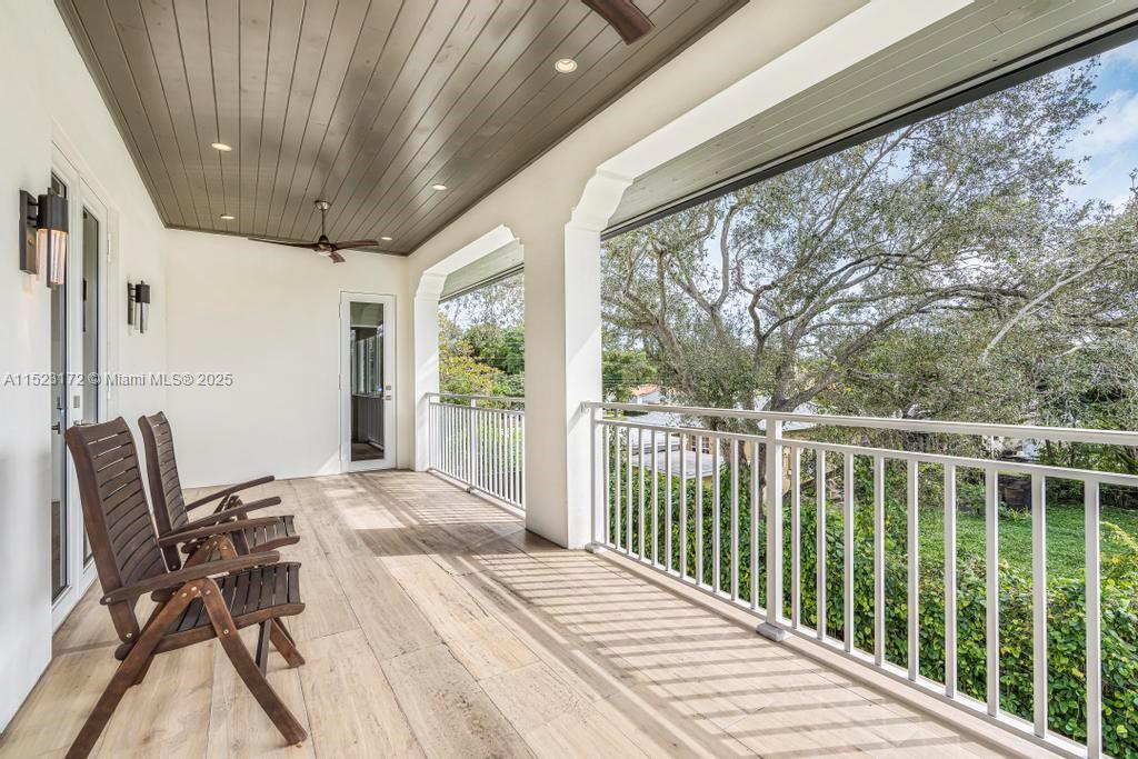 Coral Terrace Miami, FL 33155 - Photo 25 of 51 a view of balcony with wooden floor