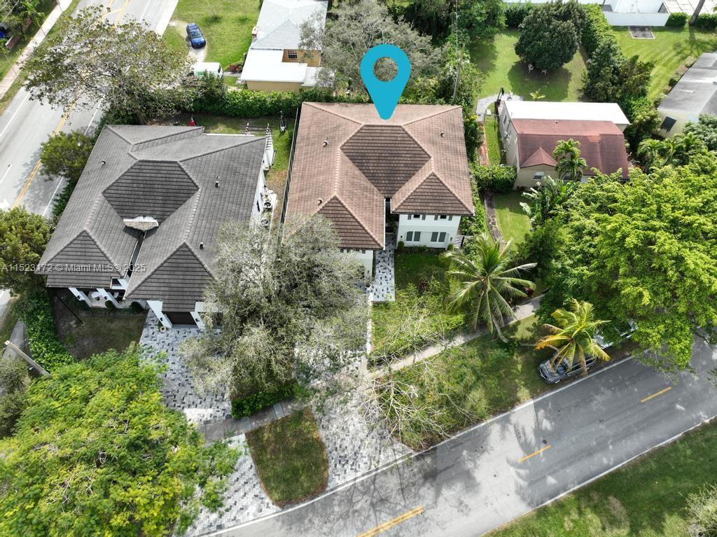 Coral Terrace Miami, FL 33155 - Photo 43 of 51 an aerial view of a house with garden space and street view
