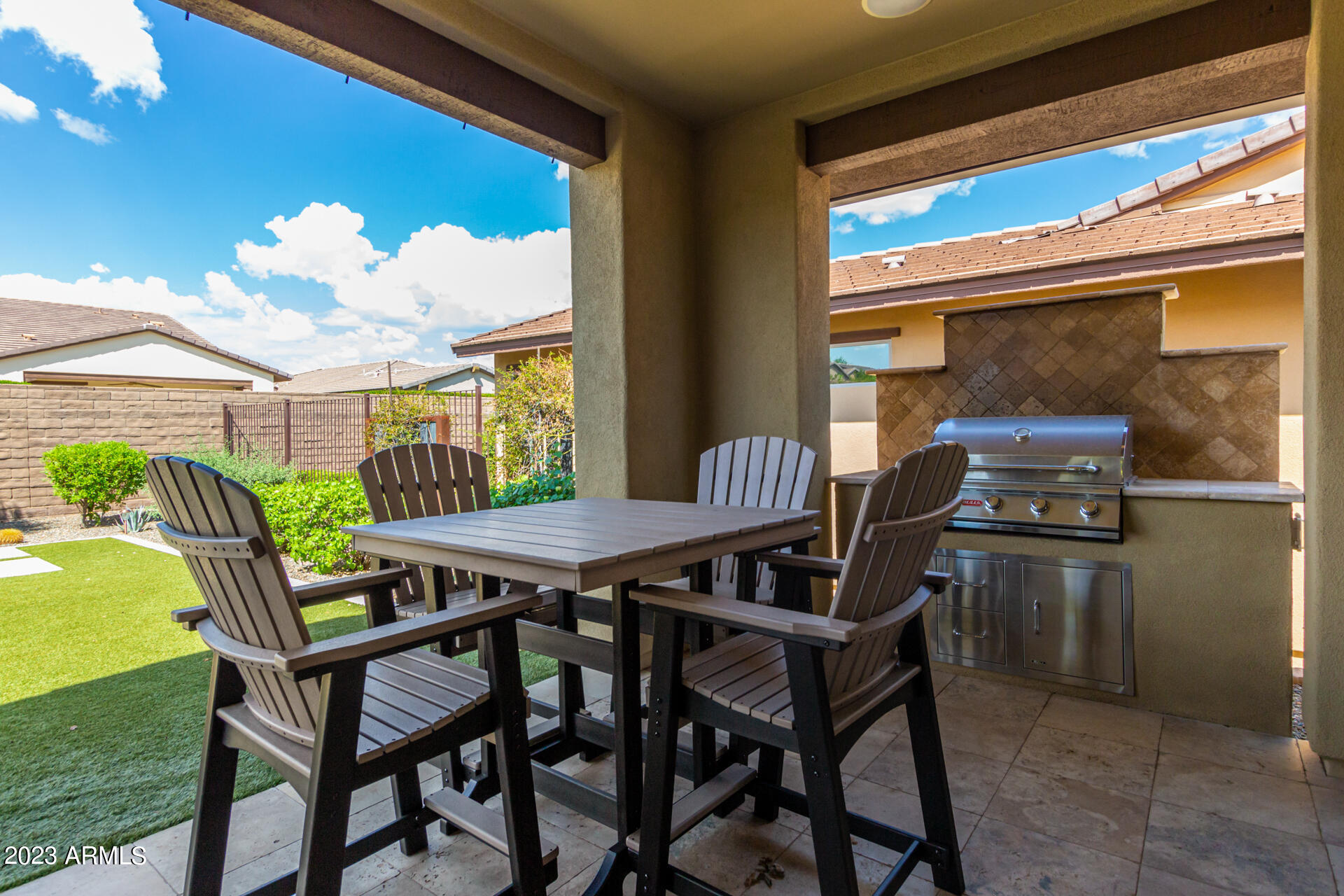18042 East Curva De Plata Rio Verde, AZ 85263 - Photo 21 of 31 Covered Patio - BBQ