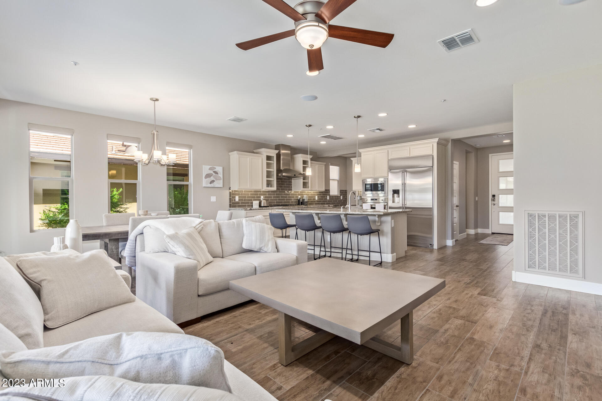 18042 East Curva De Plata Rio Verde, AZ 85263 - Photo 7 of 31 08-Living Room to Kitchen