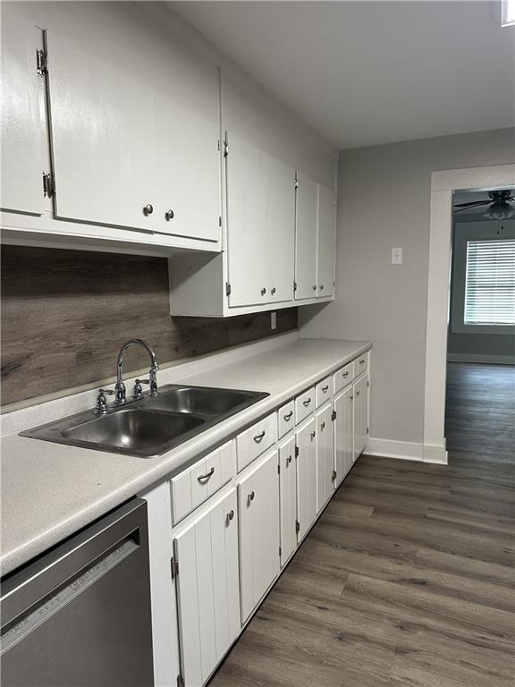 615 Cassville Road Southeast Cartersville, GA 30120 - Photo 10 of 24 a kitchen with stainless steel appliances granite countertop a sink and dishwasher a stove with wooden floor