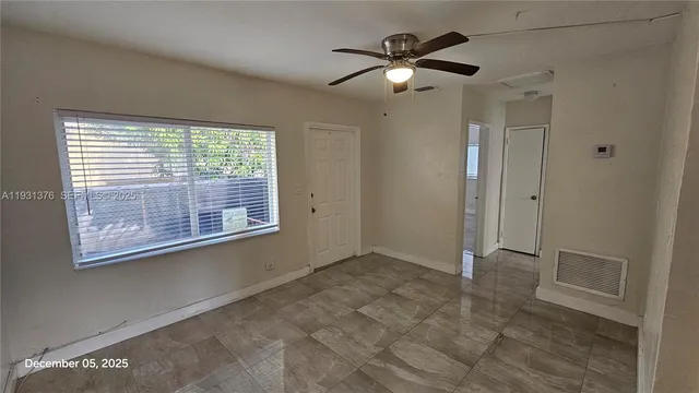 a view of an empty room