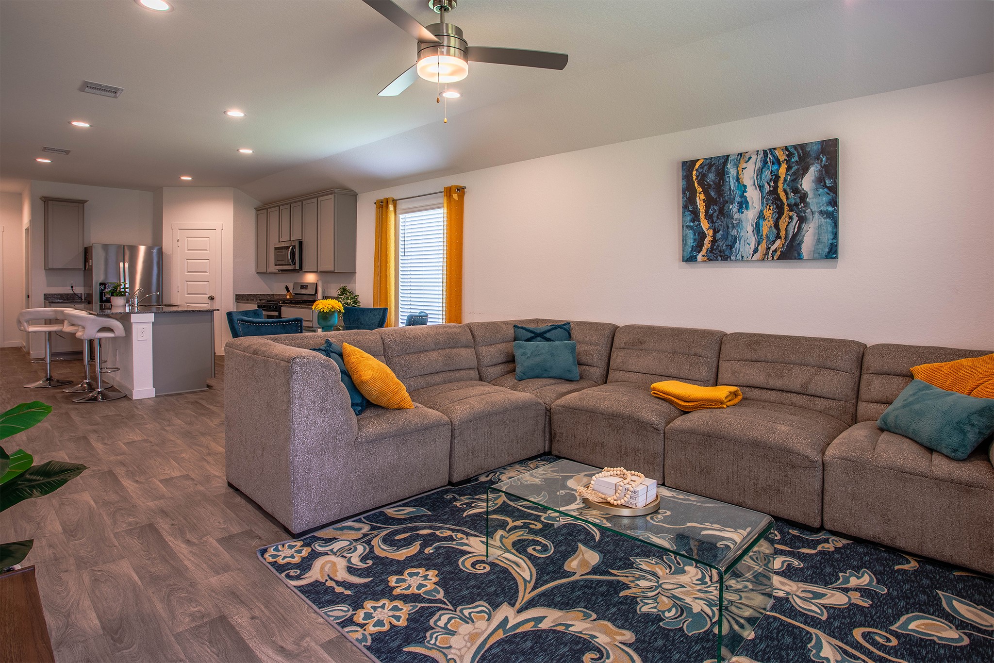 31810 Whittis Hill Way Fulshear, TX 77441 - Photo 5 of 23 Bright, open, and thoughtfully designed—this living area offers the perfect spot to relax or entertain.