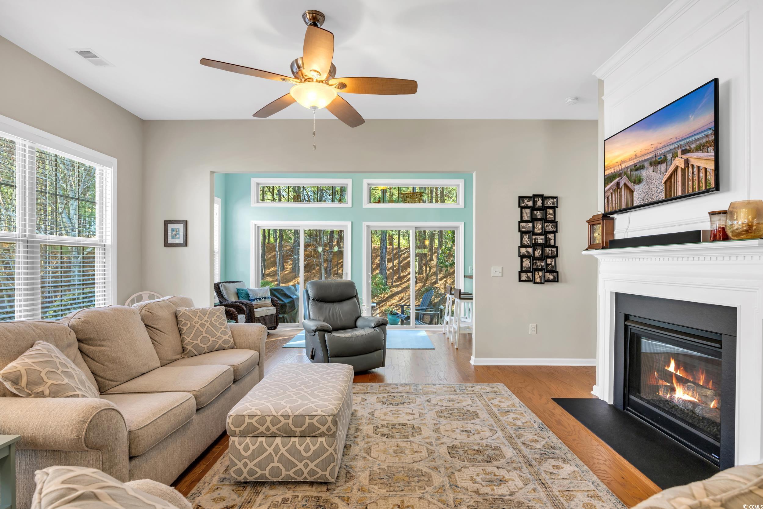 110 Summerlight Drive Murrells Inlet, SC 29576 - Photo 13 of 40 Living room with hardwood / wood-style flooring an