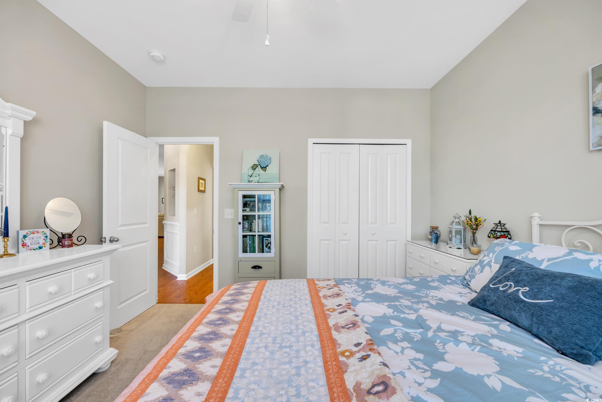 110 Summerlight Drive Murrells Inlet, SC 29576 - Photo 7 of 40 Bedroom featuring ceiling fan and a closet