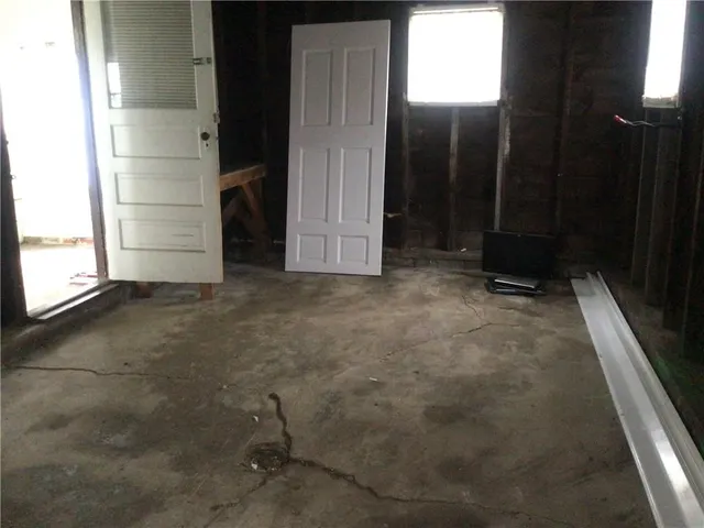 a view of empty room