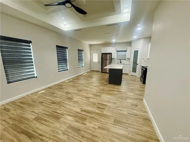 a view of balcony with door