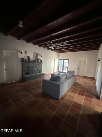 a building with a black white checkered floor