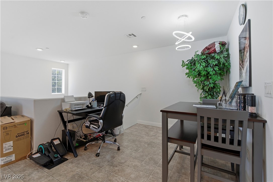 4648 Woolcomber Street Las Vegas, NV 89115 - Photo 8 of 41 Office area featuring recessed lighting