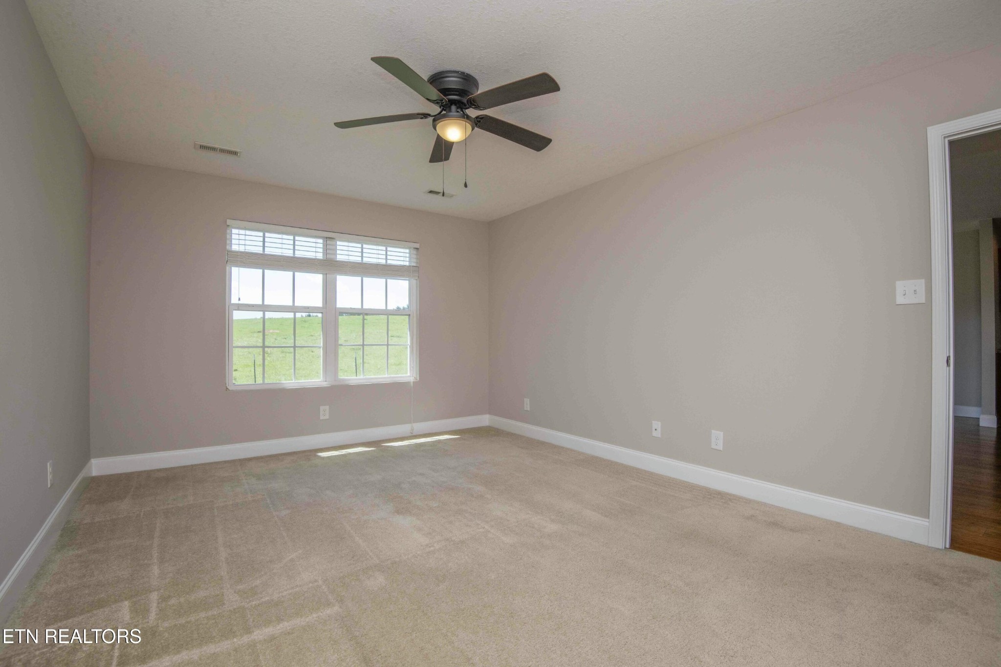 337 Angus Crossing Corryton, TN 37721 - Photo 16 of 36 an empty room with ceiling fan and windows