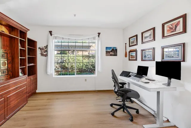 a view of a back yard of the house