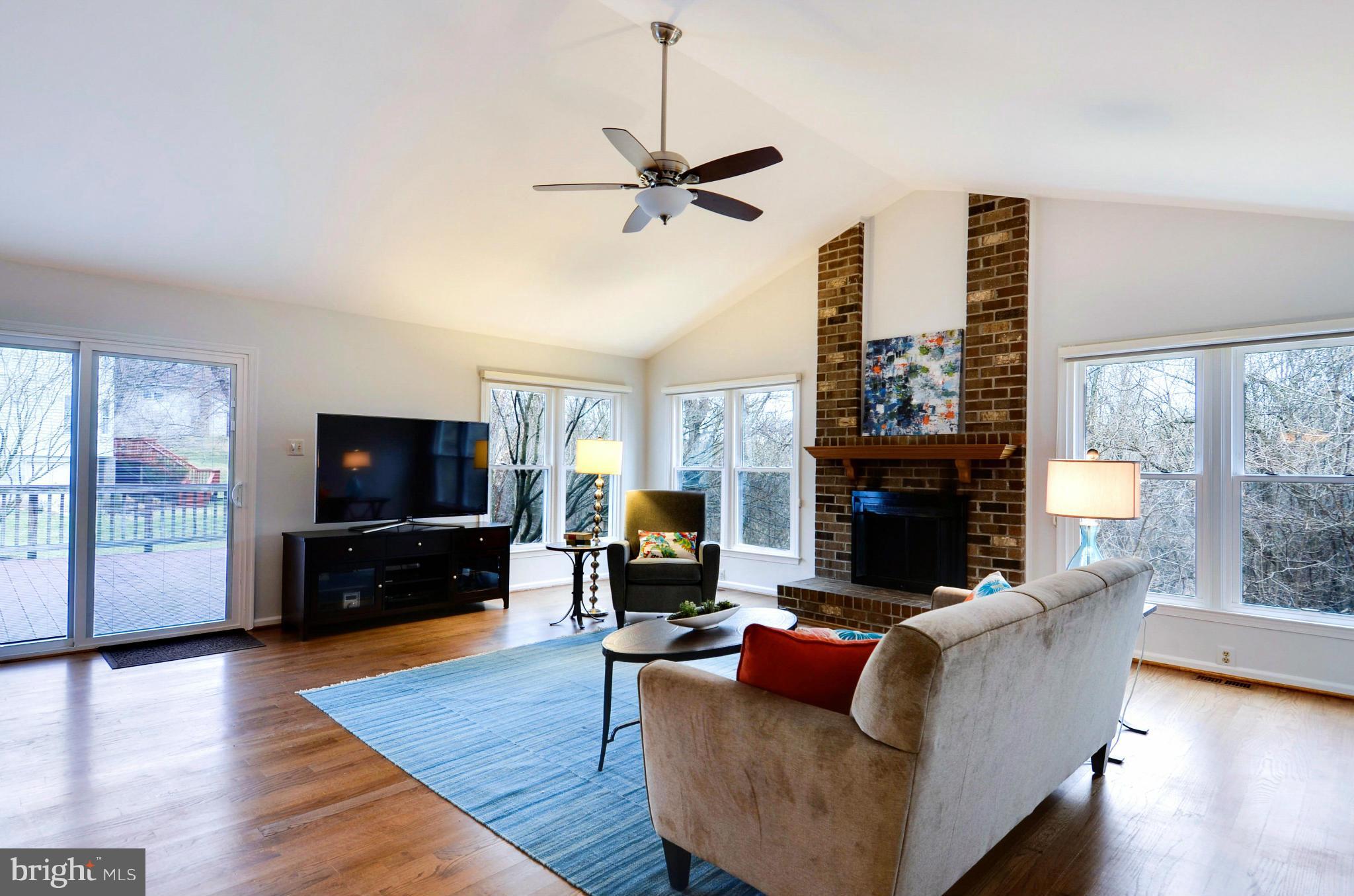 10848 Game Preserve Road Gaithersburg, MD 20879 - Photo 13 of 30 Bright and Sunny Family Room with Vaulted Ceiling