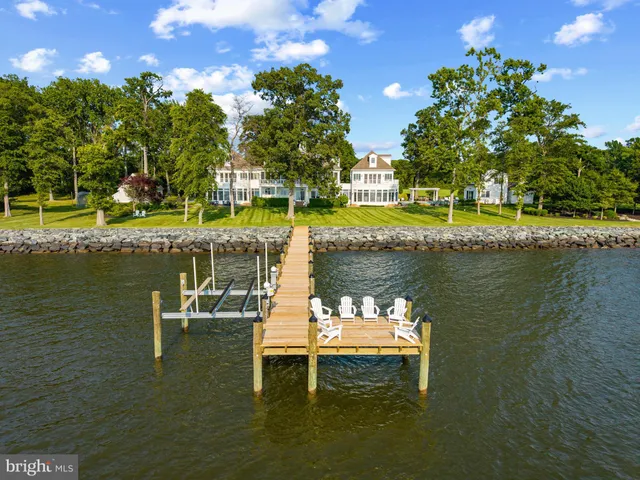 a view of a lake with a city view