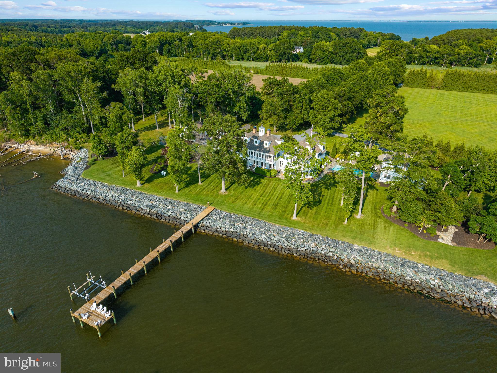 7680 Kent Point Road Stevensville, MD 21666 - Photo 22 of 22 a view of a lake with a city view