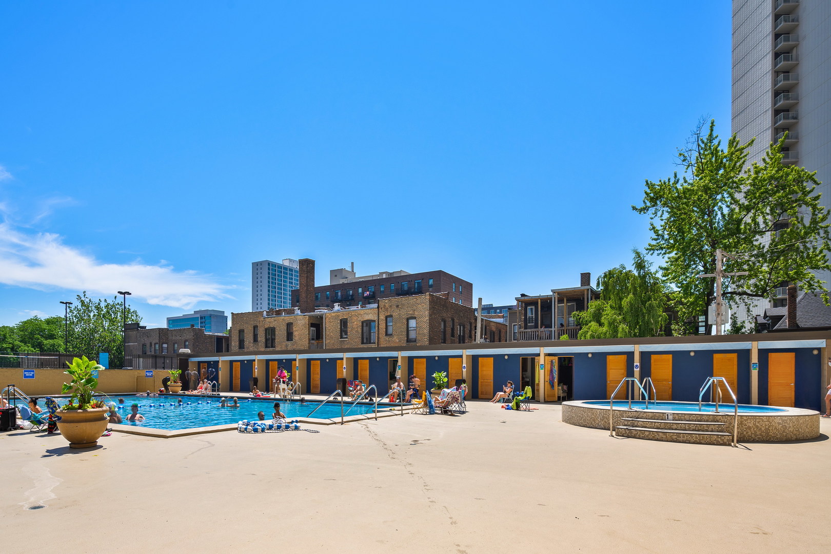 655 West Irving Park Road, Unit 5103 Chicago, IL 60613 - Photo 29 of 30 a view of a balcony with city view