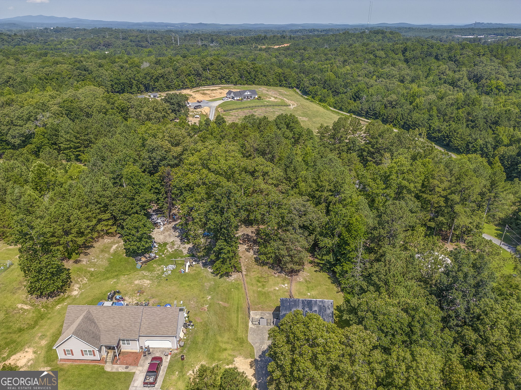 728 Hutto Road Cedartown, GA 30125 - Photo 37 of 40 an aerial view of residential houses with outdoor space