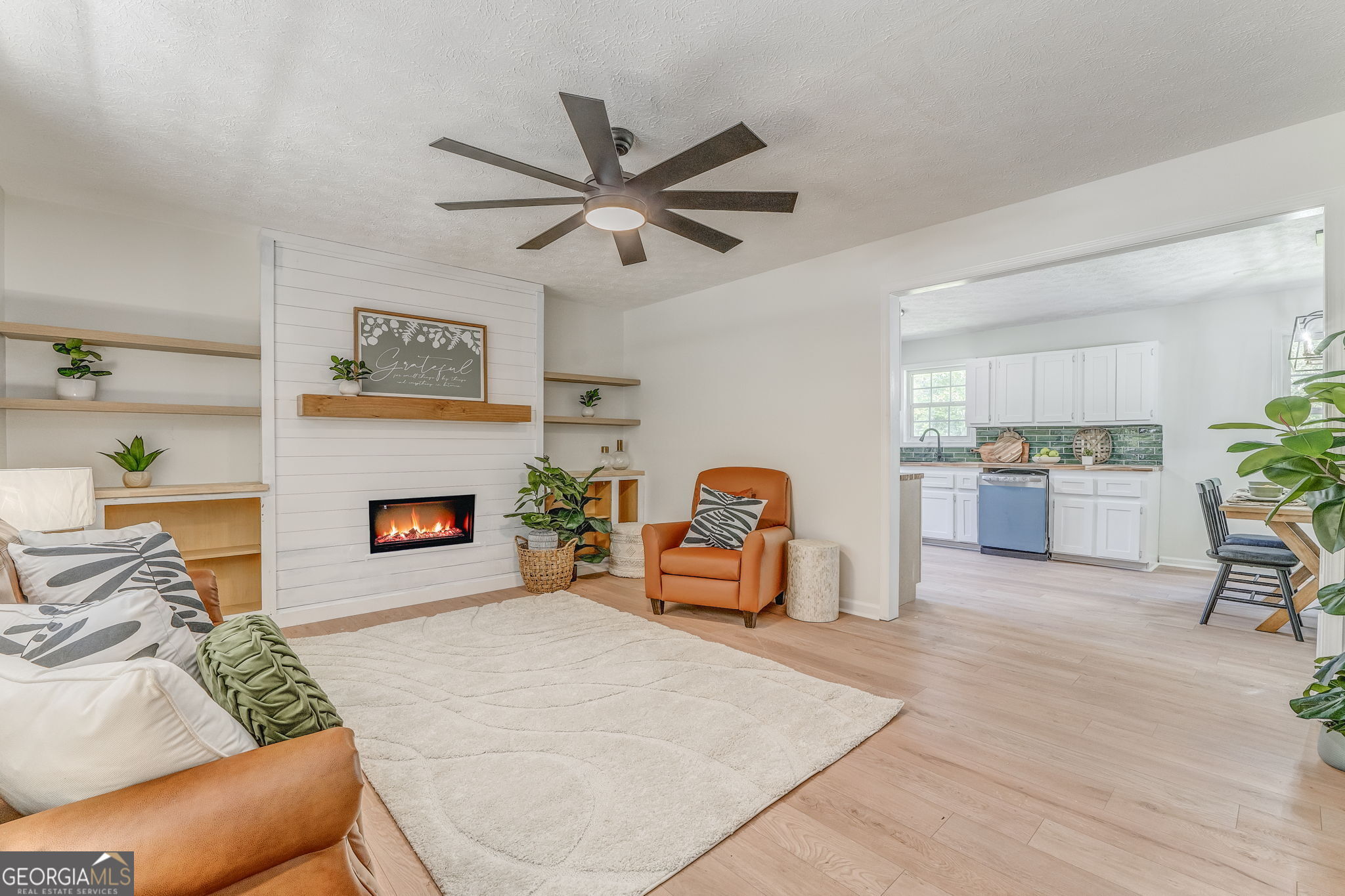 728 Hutto Road Cedartown, GA 30125 - Photo 5 of 40 a living room with furniture and a kitchen area