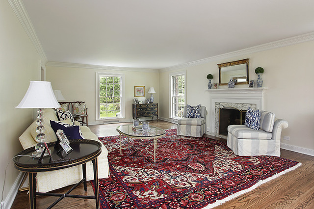 815 Alles Road Winnetka, IL 60093 - Photo 3 of 20 a living room with furniture and a fireplace