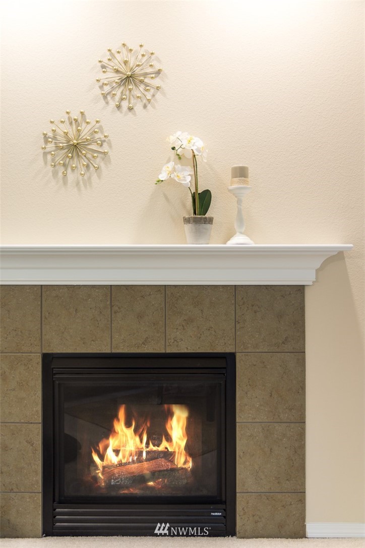 2719 232nd Street Southeast Bothell, WA 98021 - Photo 7 of 24 a bathroom with a fireplace and a sink