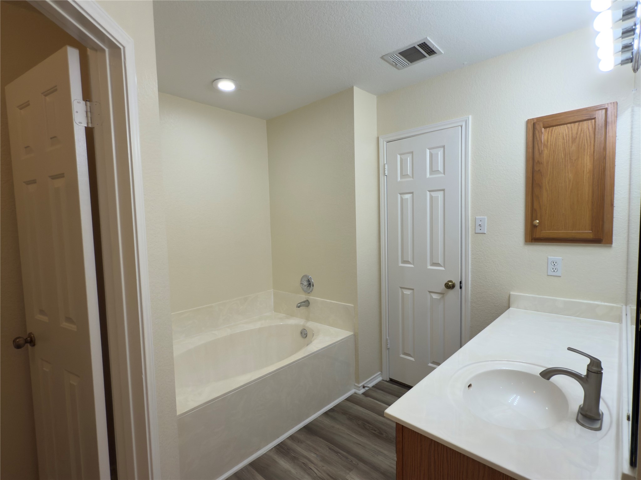1206 Devil Ridge Cedar Park, TX 78613 - Photo 24 of 38 a bathroom with a tub and a sink