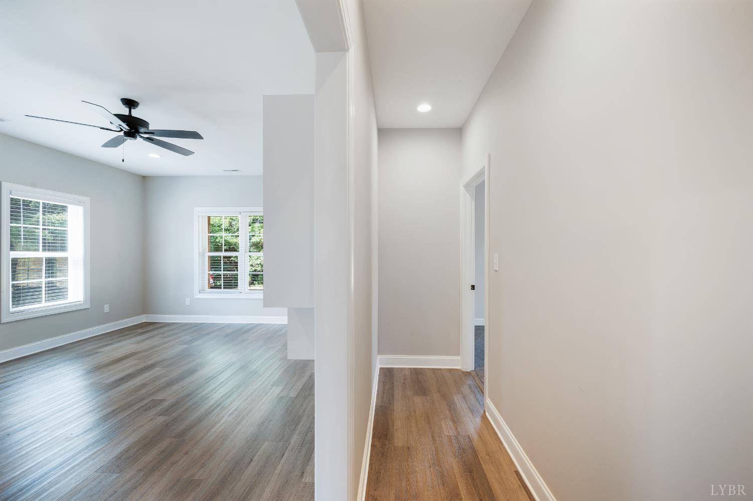 1200 Founding Way Road Bedford, VA 24523 - Photo 27 of 36 a view of empty room with wooden floor and fan
