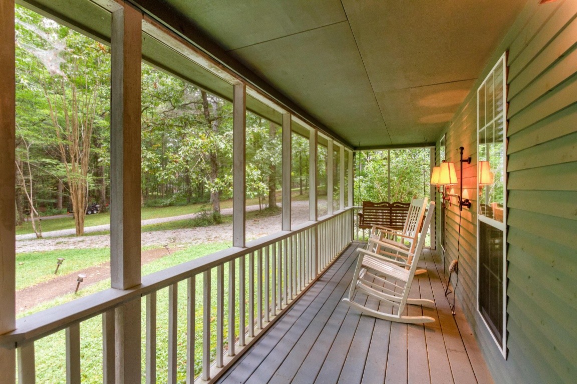 161 Curlicue Road Sewanee, TN 37375 - Photo 47 of 50 a view of a balcony with wooden floor
