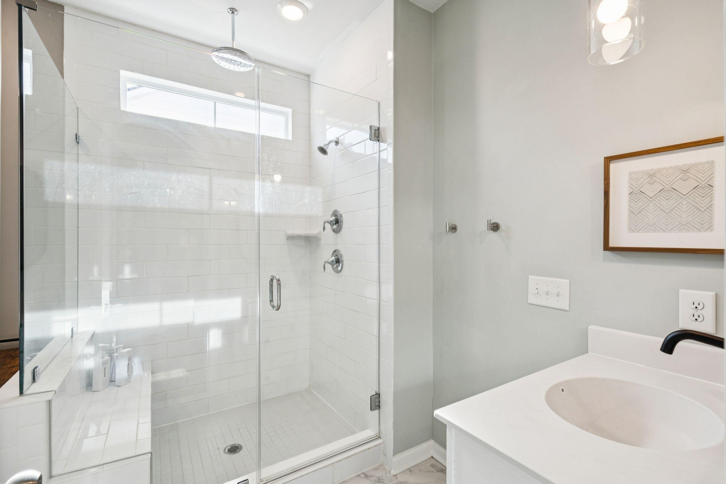 403 North Commodore Way Summerville, SC 29483 - Photo 29 of 54 Spa-like Shower with Bench