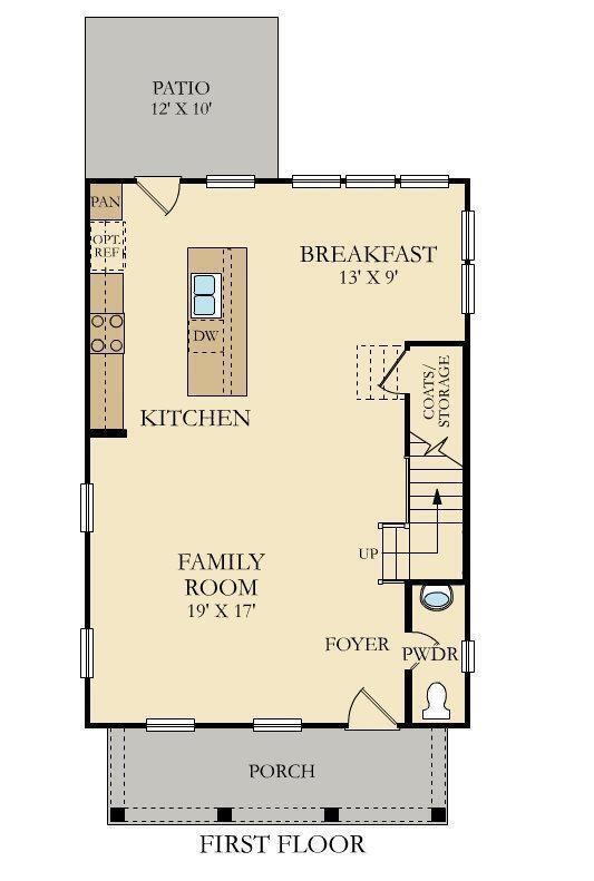 403 North Commodore Way Summerville, SC 29483 - Photo 53 of 54 First Floor Plan