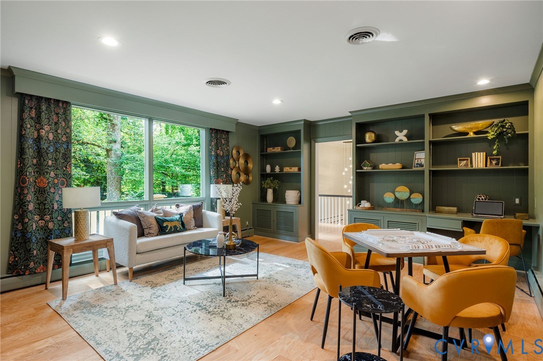 210 West Hillcrest Avenue Aylett, VA 23009 - Photo 21 of 50 a view of a dining room with furniture window and outside view
