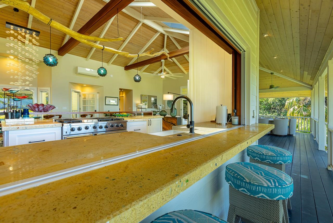 555 North Holokai Road Haiku, HI 96708 - Photo 17 of 50 Savor your meals & refreshing beverages outside on the ocean-facing covered lanai