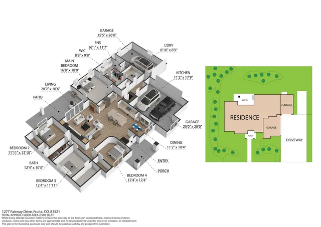 $1,075,000 | 1277 Fairway Drive, Fruita, CO 81521