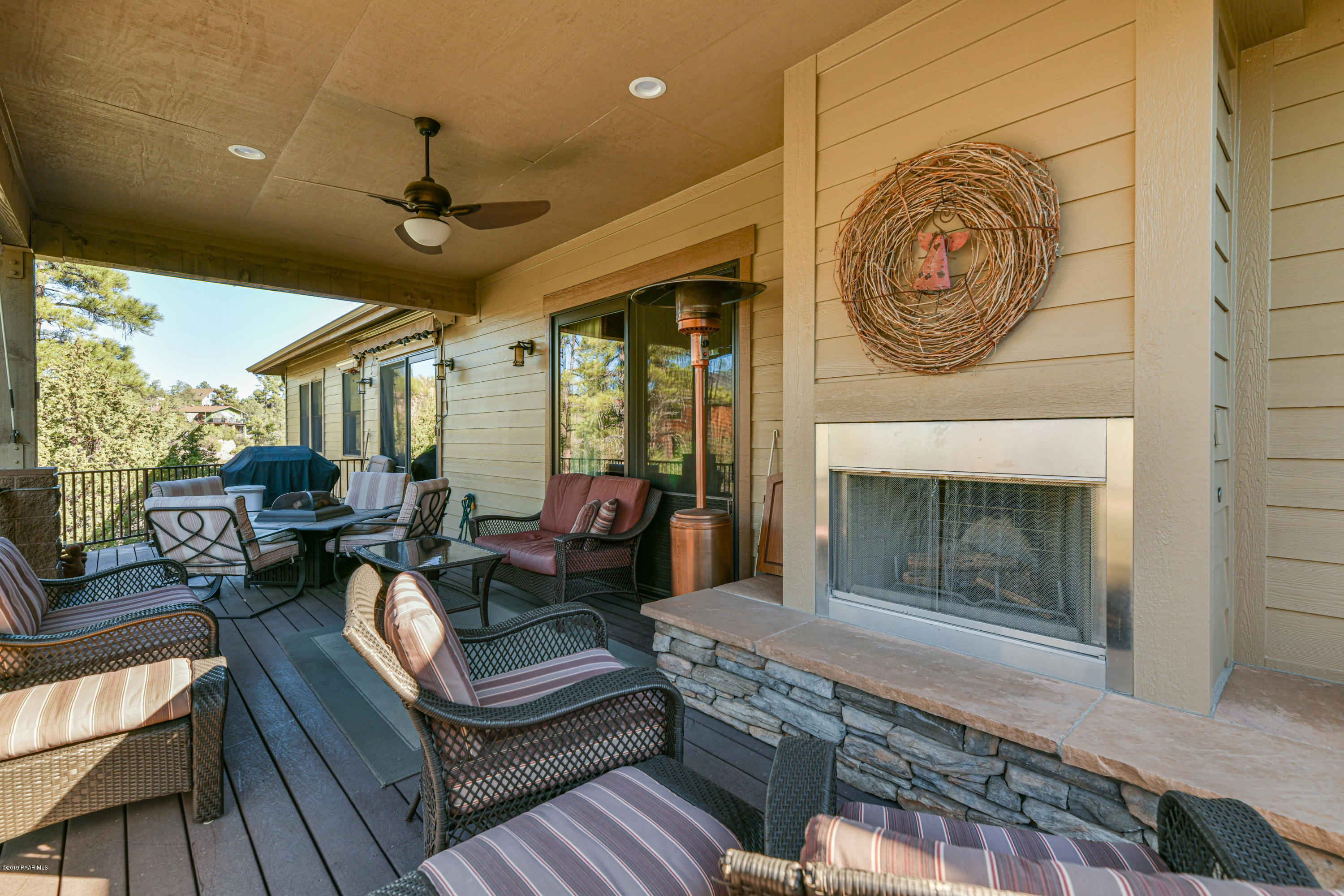 1980 Idylwild Road Prescott, AZ 86305 - Photo 17 of 76 Outdoor gas fireplace