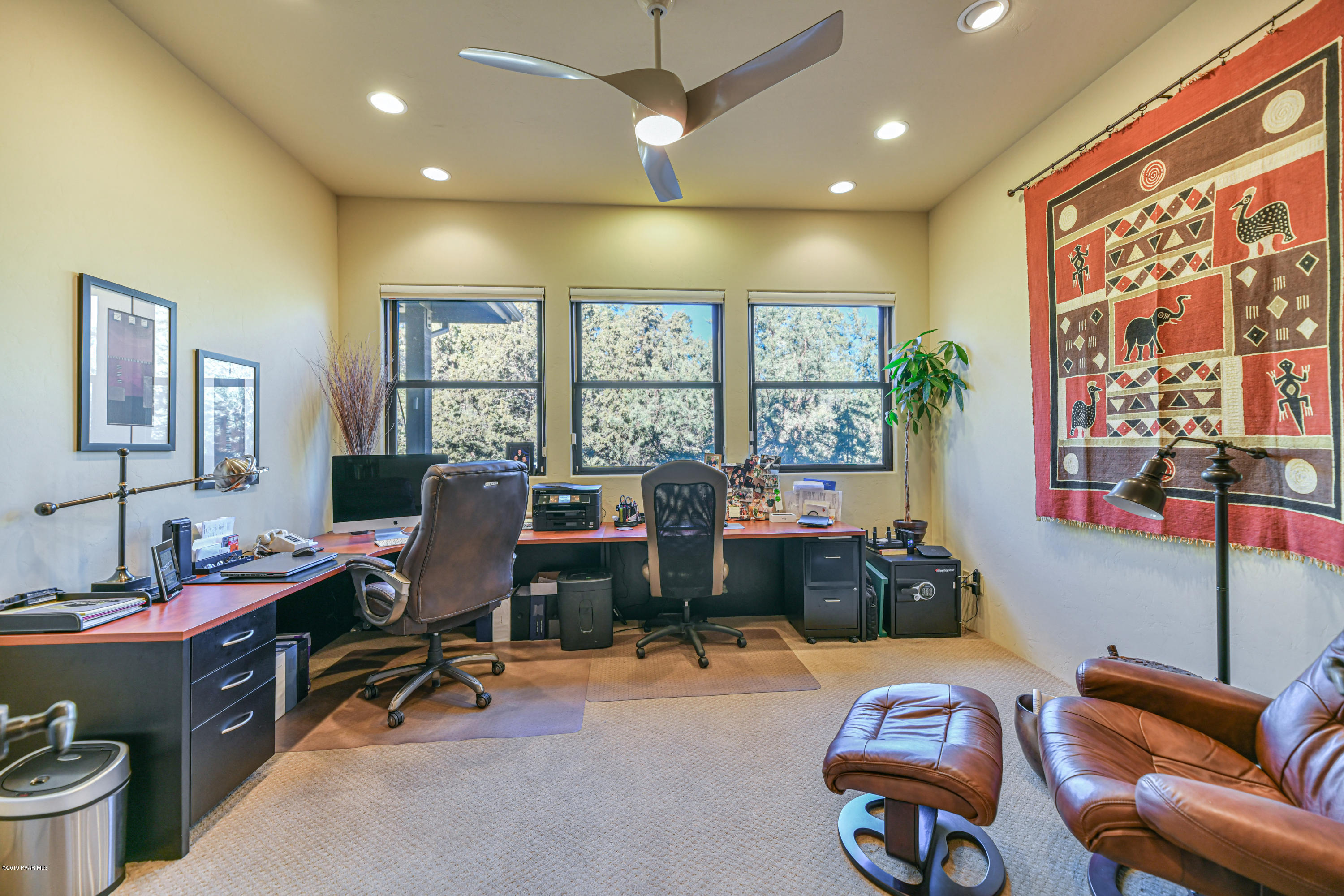 1980 Idylwild Road Prescott, AZ 86305 - Photo 31 of 76 Sitting room office in owner's suite