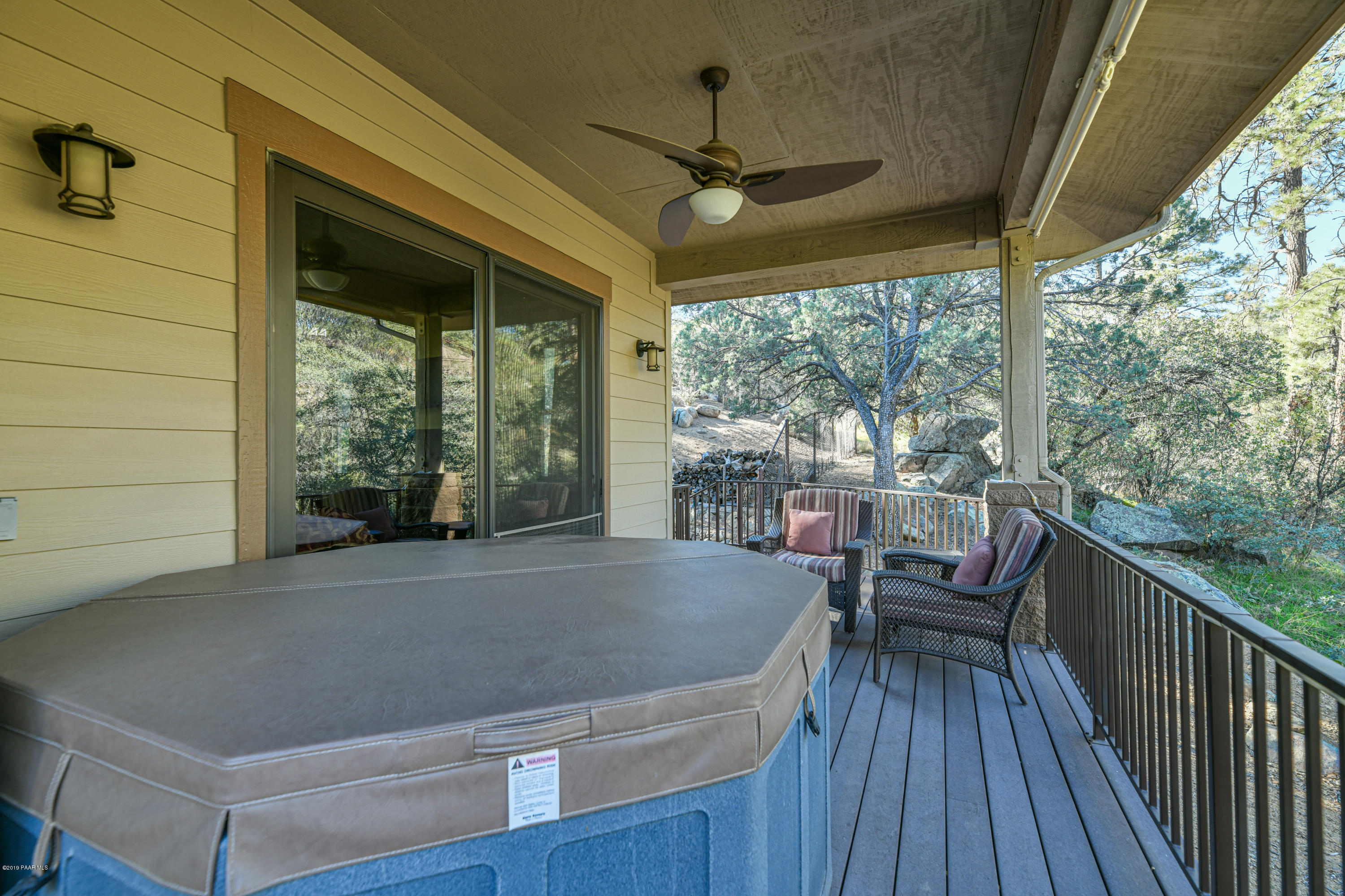 1980 Idylwild Road Prescott, AZ 86305 - Photo 72 of 76 Hot tub off owner's suite