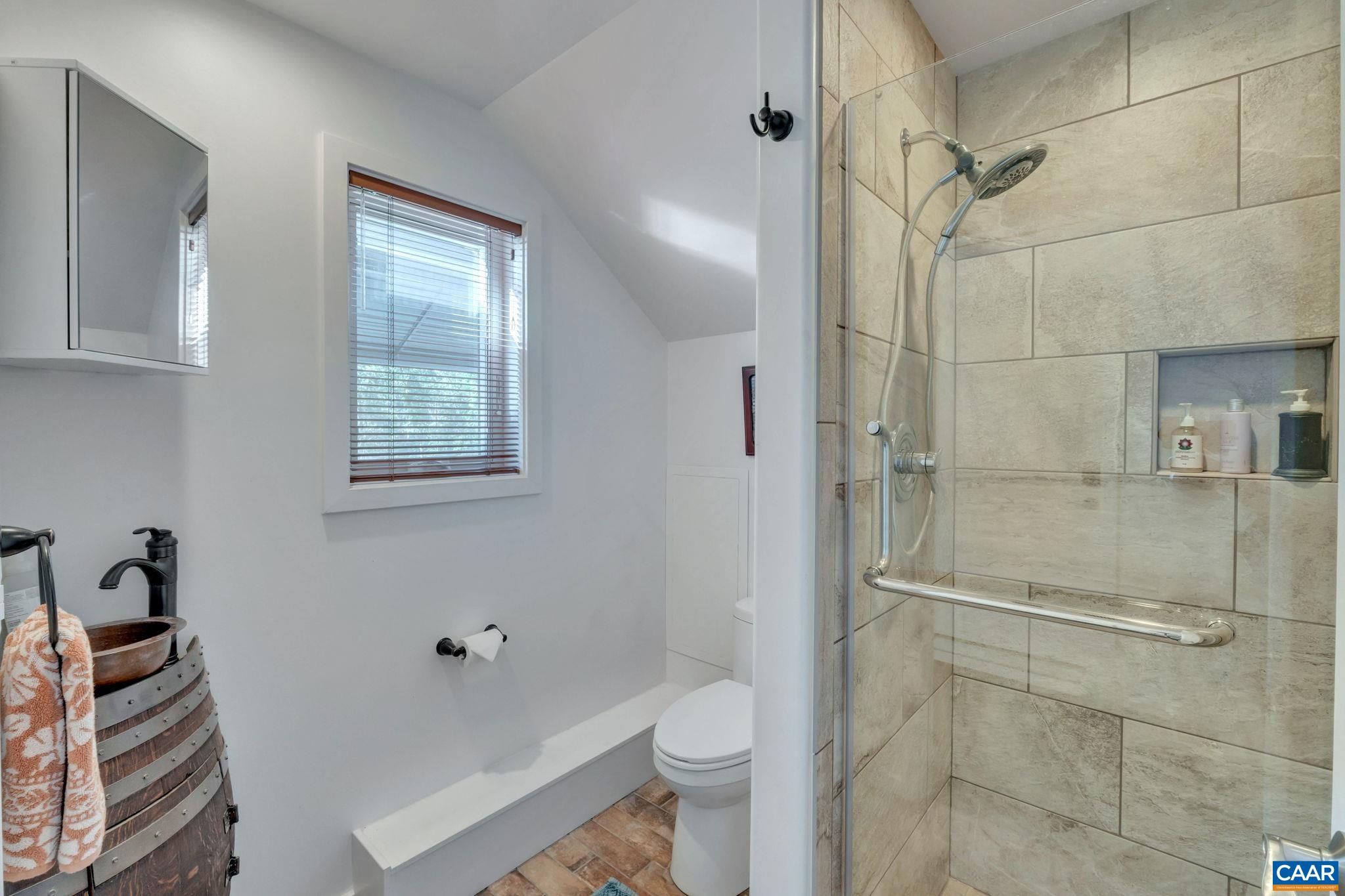 422 Unity Place Buckingham, VA 23921 - Photo 54 of 69 a bathroom with a shower and a toilet