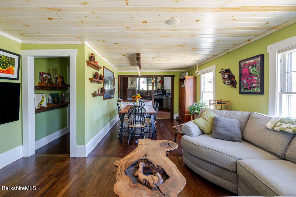 6 Locust Street Great Barrington, MA 01230 - Photo 18 of 36 a living room with furniture and wooden floor