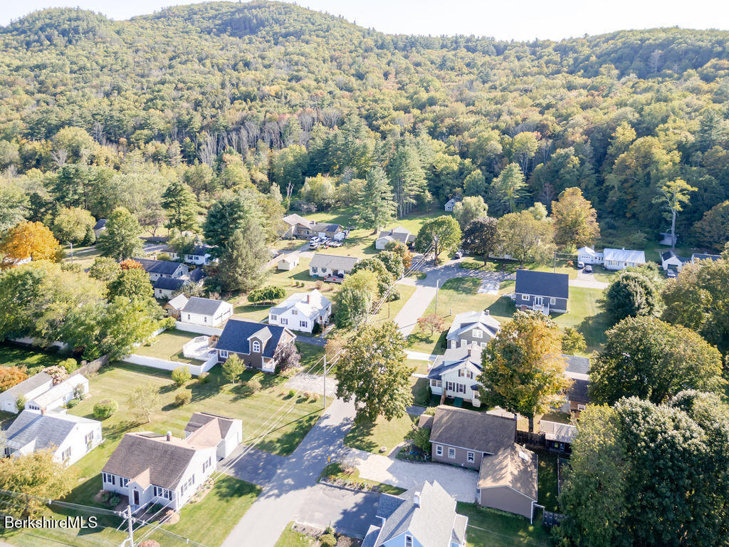 6 Locust Street Great Barrington, MA 01230 - Photo 7 of 36 an aerial view of residential houses with outdoor space