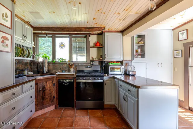 a kitchen with stainless steel appliances granite countertop a stove and a sink