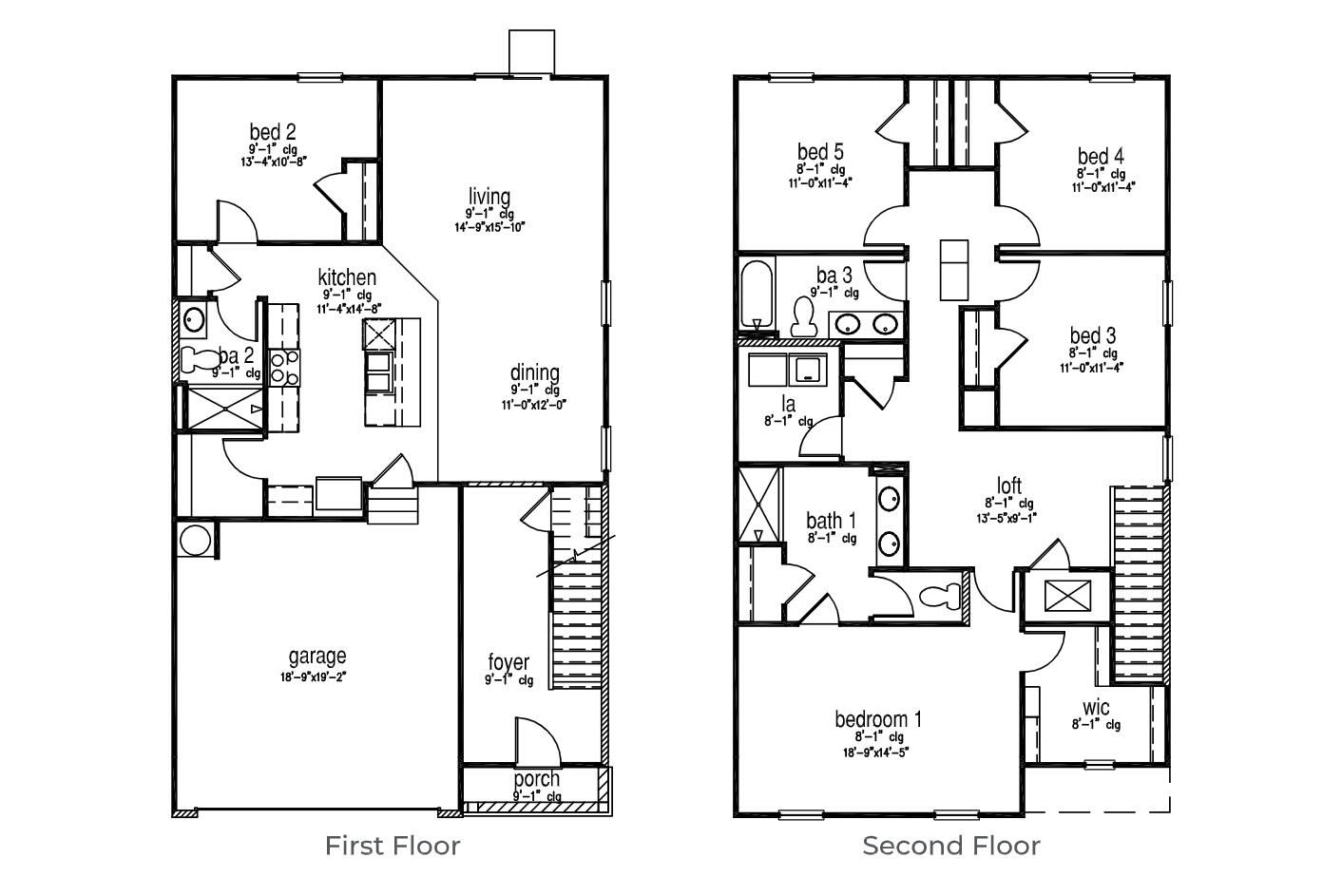 778 Long Blf Road Summerville, SC 29486 - Photo 33 of 33 Robie Floorplan