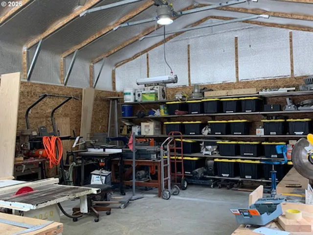 a view of storage and utility room