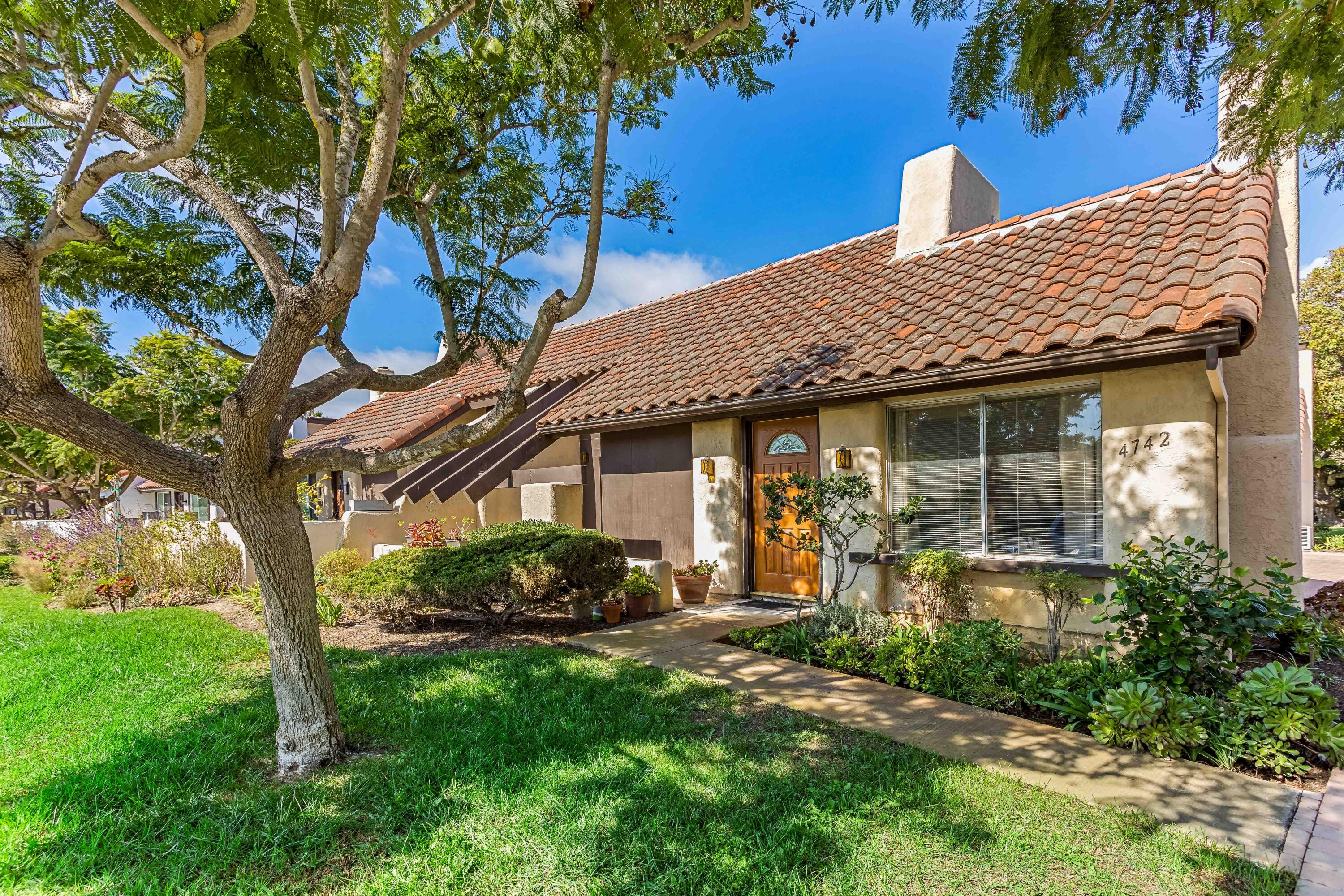 4742 Camino Del Rey Santa Barbara, CA 93110 - Photo 1 of 19 a front view of a house with garden