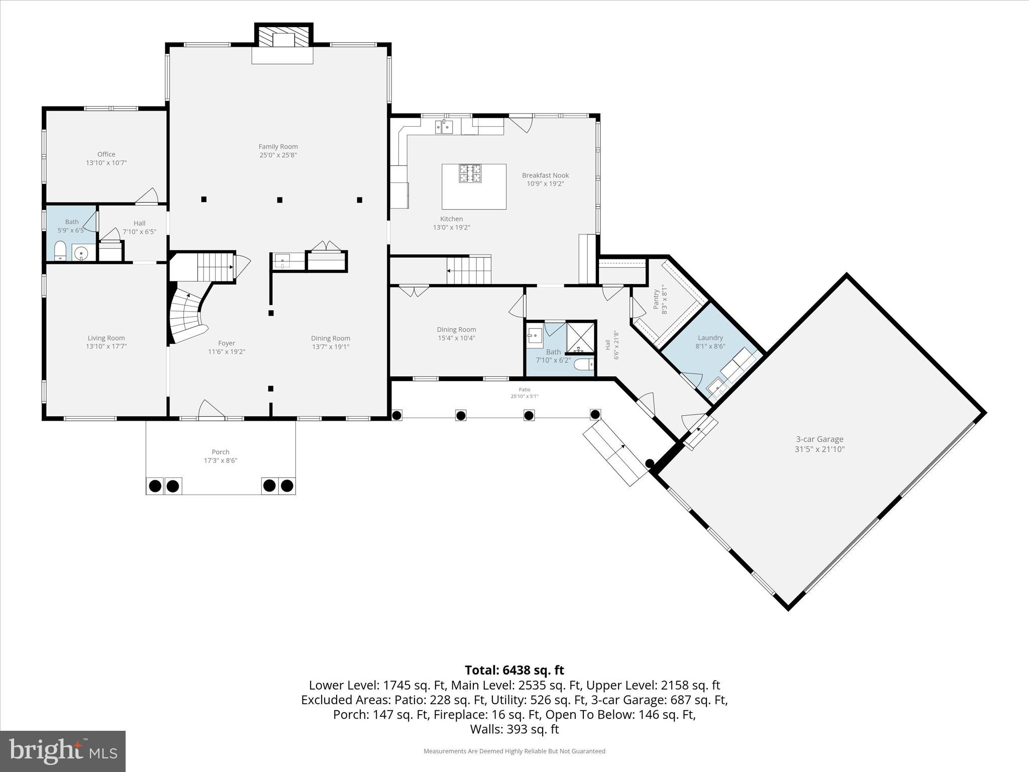 1322 Windsor Ridge Lane Annapolis, MD 21409 - Photo 101 of 104 Main -level floor plan